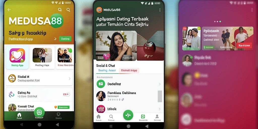 Tampilan antarmuka MEDUSA88 yang menarik dan user-friendly.