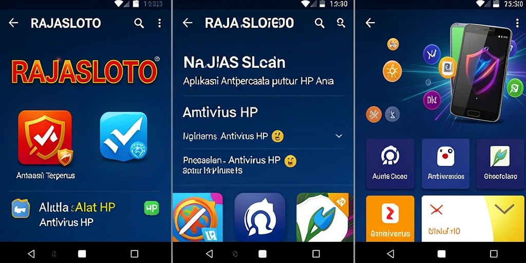 Antarmuka pengguna RAJASLOTO yang menarik dan fungsional.