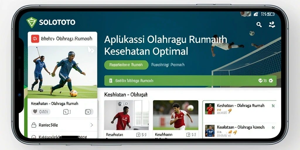 Tampilan antarmuka SOLOTOTO yang user-friendly untuk olahraga rumah.